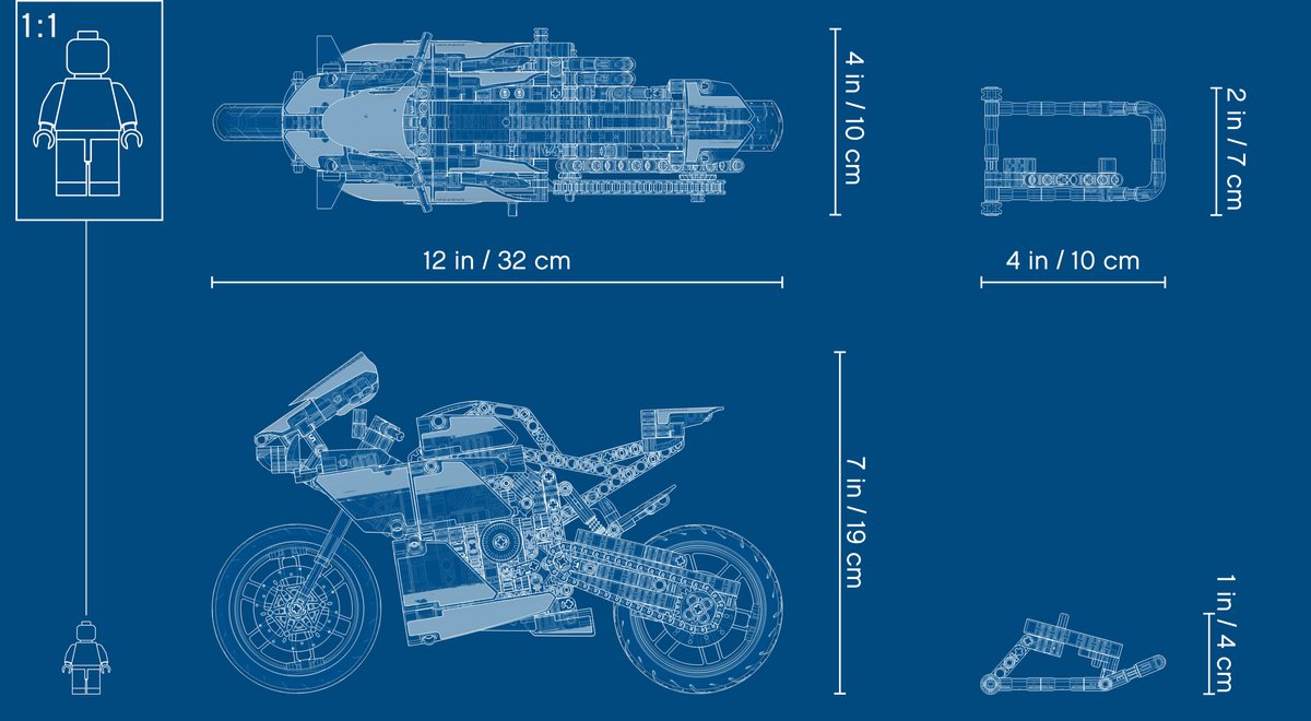 LEGO Technic Ducati Panigale V4 R 42107 — afbeelding 2