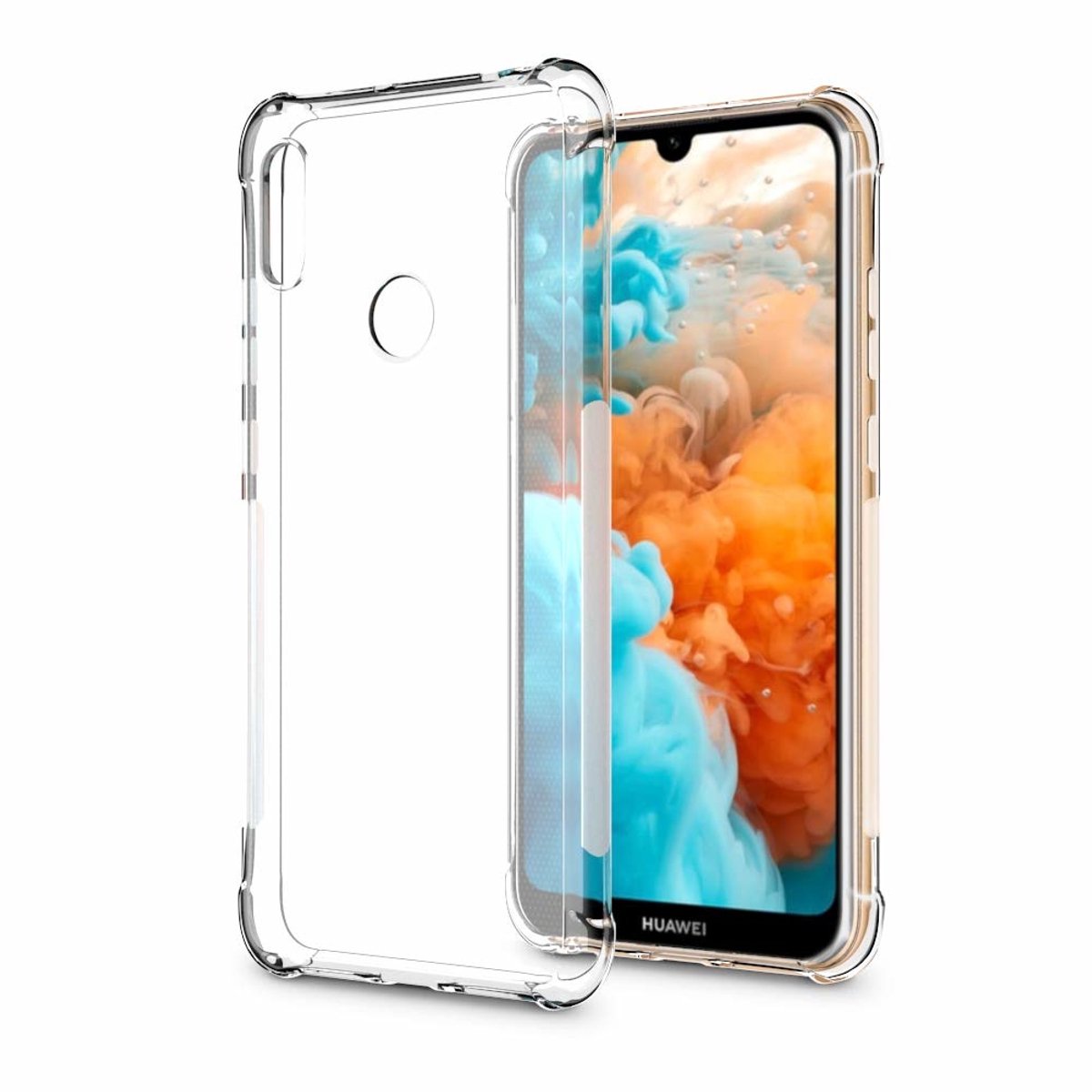 Huawei Y6 (2019) Transparant Anti Shock Hoesje - van Bixb