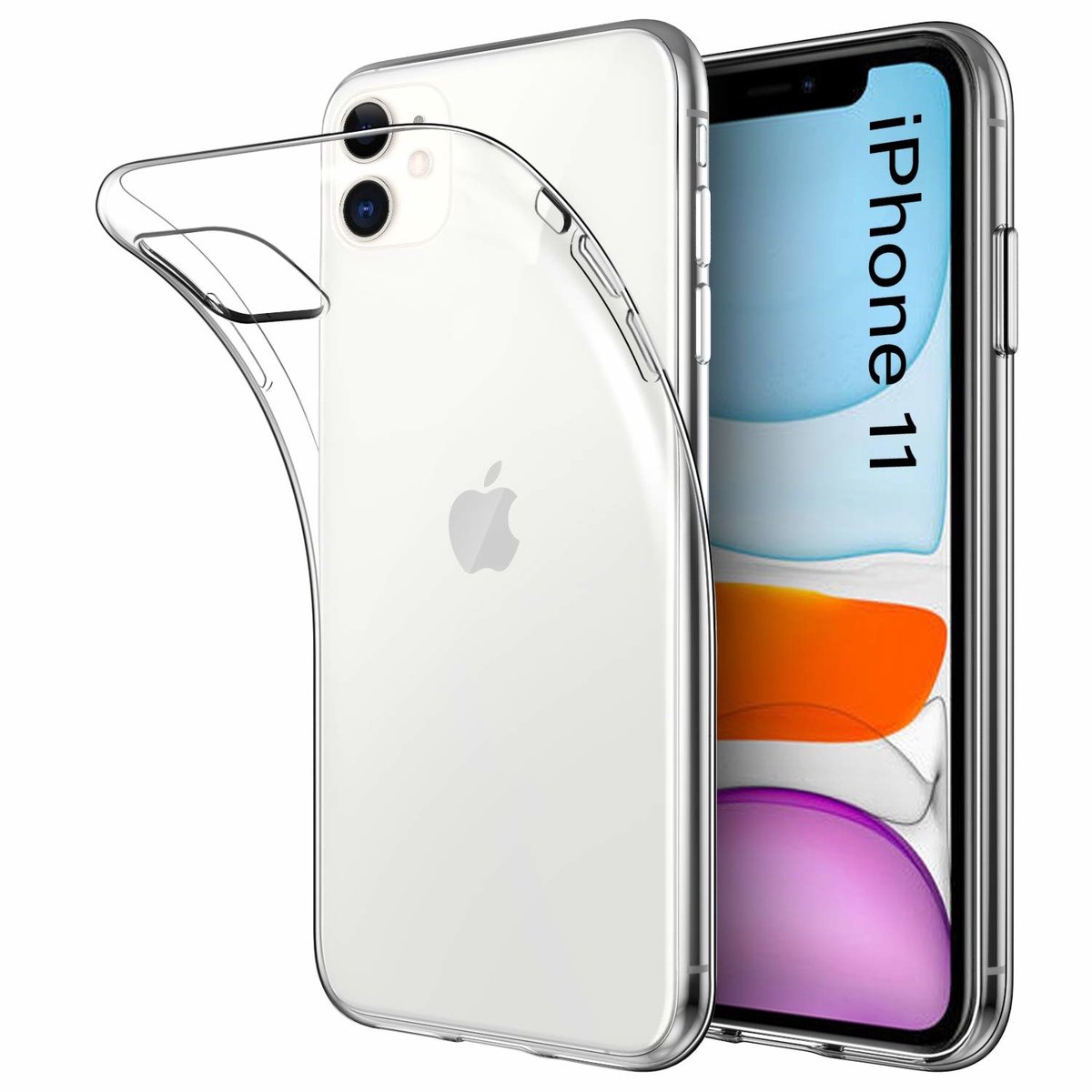 iPhone 11 TPU Back Cover - Transparant - van Bixb