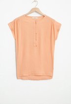 Sissy-Boy - Oranje geweven T-shirt