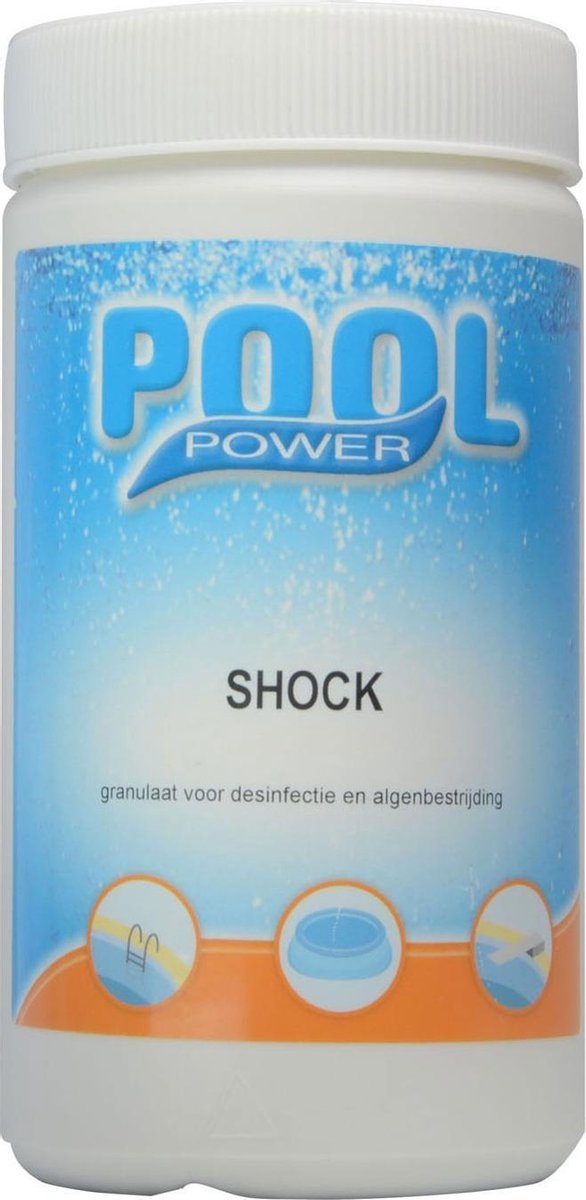 Pool Power Shock zwembad desinfectiemiddel - 1 kg