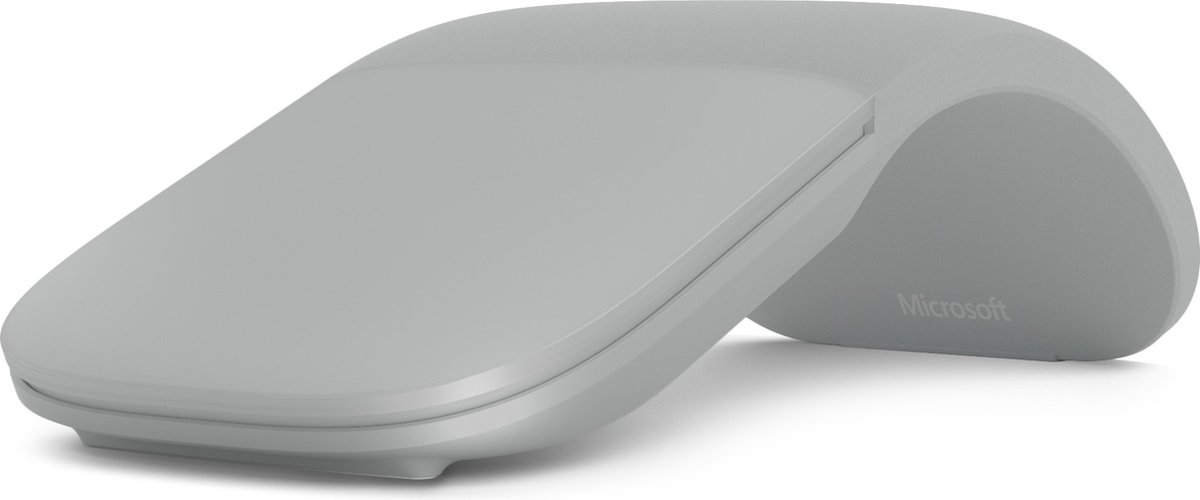 Microsoft Surface Arc Mouse - Muis - optisch - 2 knoppen - draadloos - Bluetooth 4.1 - lichtgrijs - commercieel