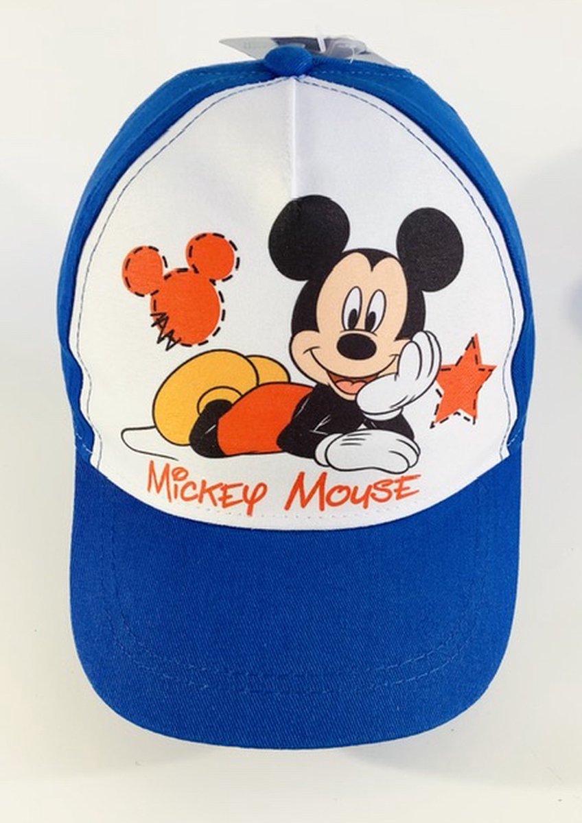 Disney Mickey Mouse cap - blauw - maat 52 cm (±3-5 jaar)