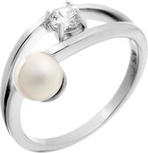 Orphelia ZR-7121/56 Bague Argent Perle Blanche Zirconium