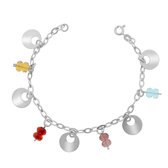 Bracelet Orphelia 19cm Couleurs Argent Sterling 925 Sat-1671