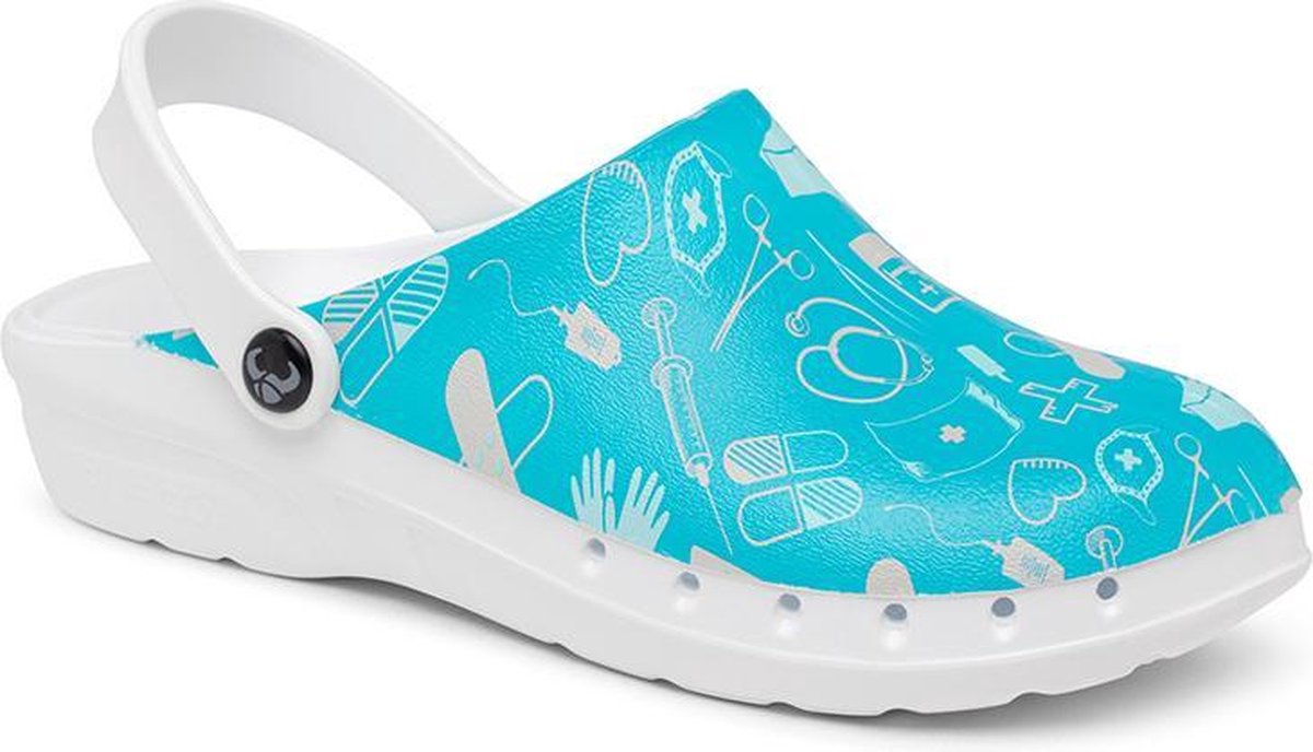 Suecos Oden Fusion medische klompen maat 45 – medical blue – vermoeide voeten – pijnlijke voeten - ultralicht – schokabsorberend - ergonomisch – anti slip - ademend – antibacterieel – verpleging – zorg – horeca - vrije tijd