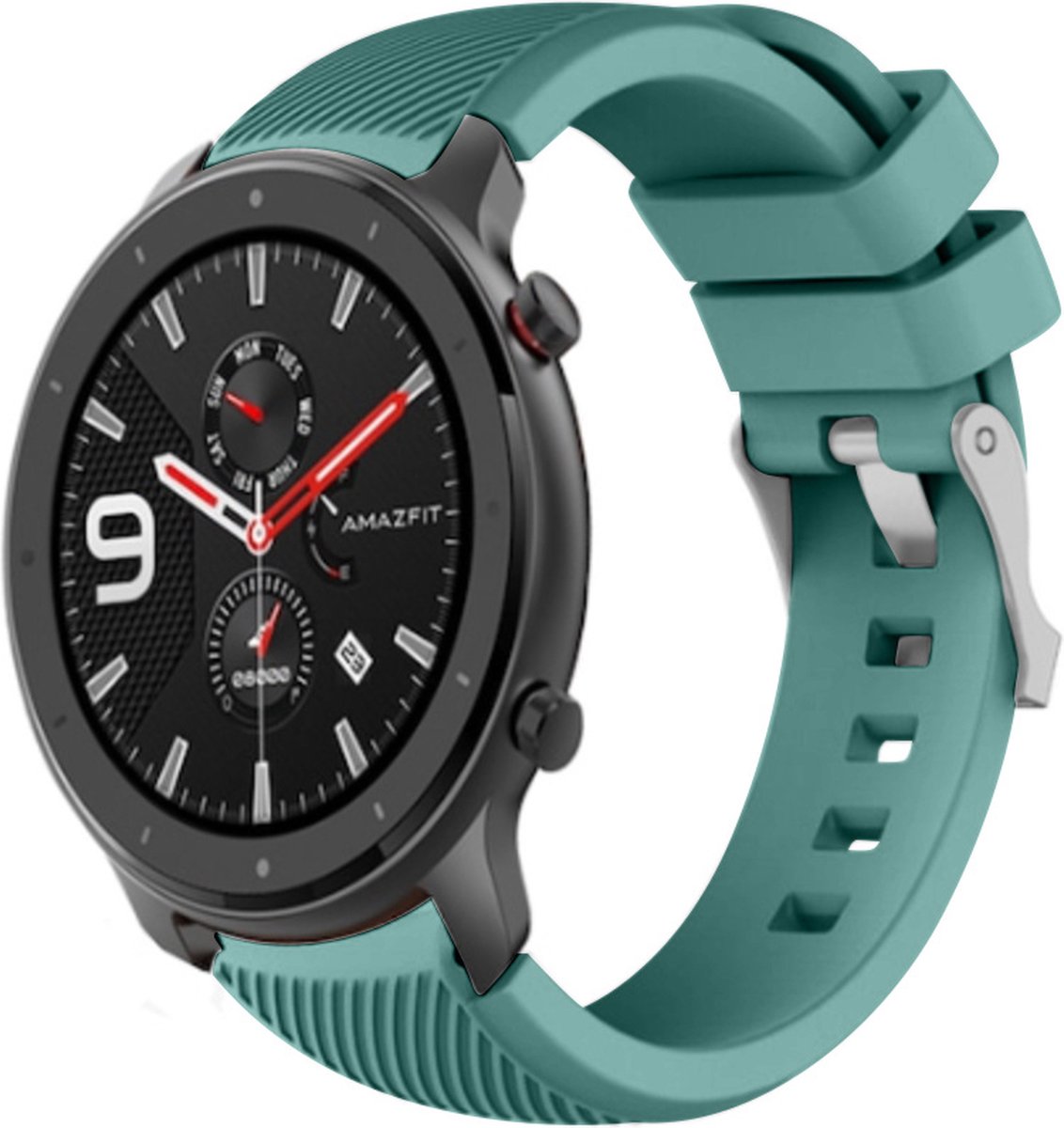 Siliconen band – geschikt voor Xiaomi Amazfit GTR (42mm) – dennengroen