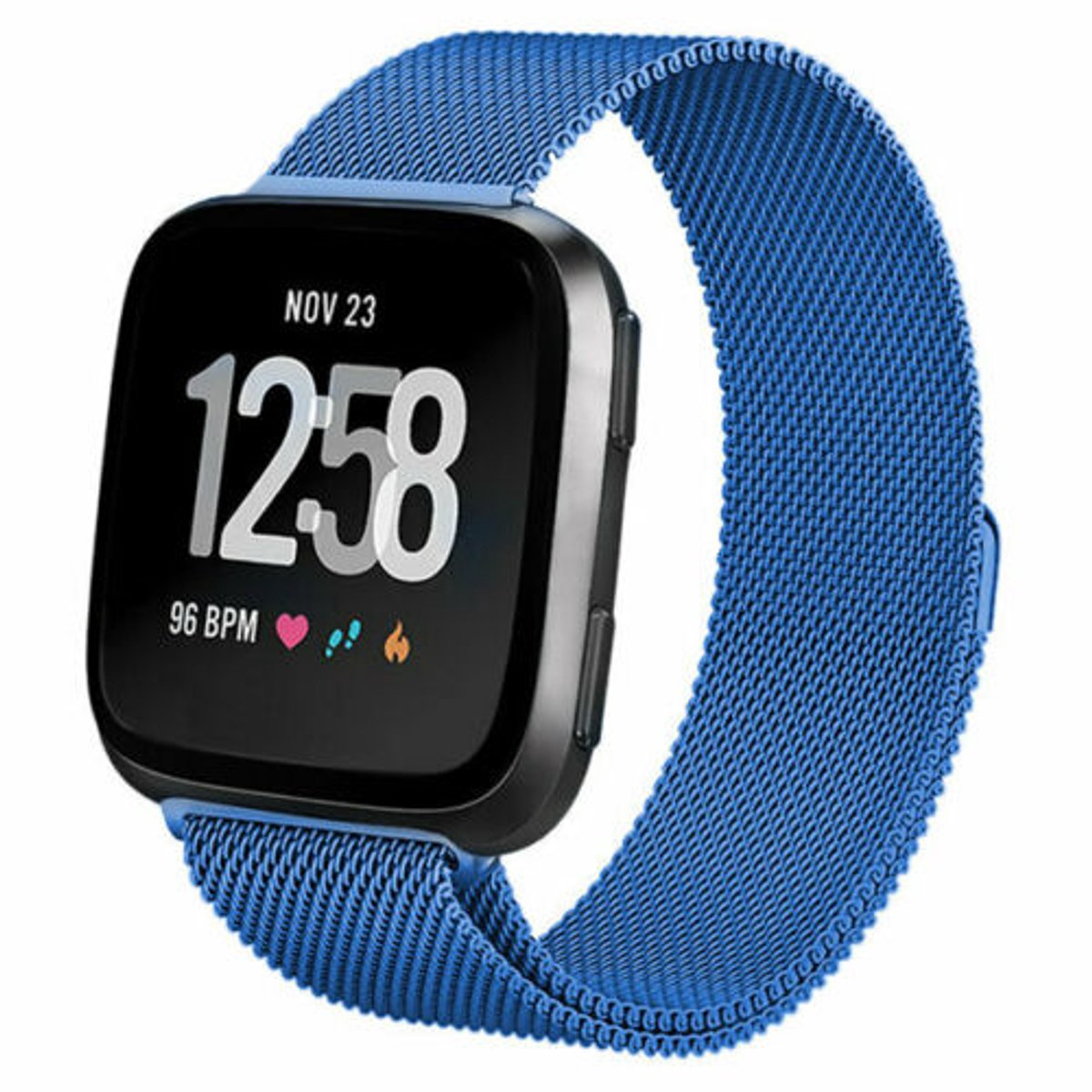 Strap-it® Samsung Galaxy Watch sport band 45mm / 46mm - oranje + glazen screen protector