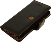 Made-NL Samsung Galaxy A40 Handgemaakte book case Blauw leer