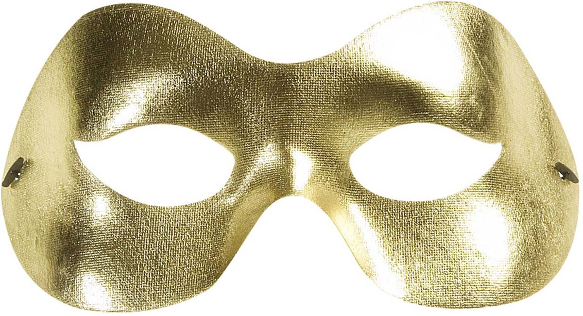 Widmann Goudkleurig Glitter Oogmasker Voor Volwassenen Maskers Masquerade Masker 9633