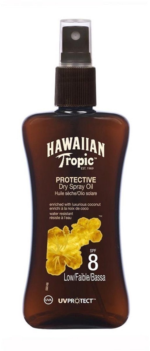 Goedkoopste Beschermende Olie Coconut & Papaya Hawaiian Tropic Spf 8 (200 ml) 8 (200 ml