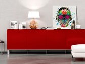 Doe-het-zelf op canvas schilderen - Disc Jockey-40x40