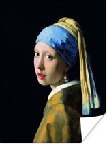 Poster Meisje met de parel - Johannes Vermeer - 30x40 cm