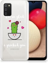 Smartphone hoesje Samsung M02s | Samsung Galaxy A02s Hoesje maken Cactus Glad