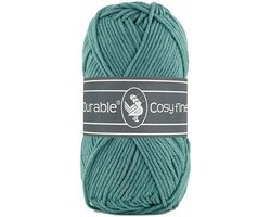 Durable Cosy Fine Vintage Green (2134) - 10 bollen van 50 gram - katoen/acryl haakgaren - breigaren