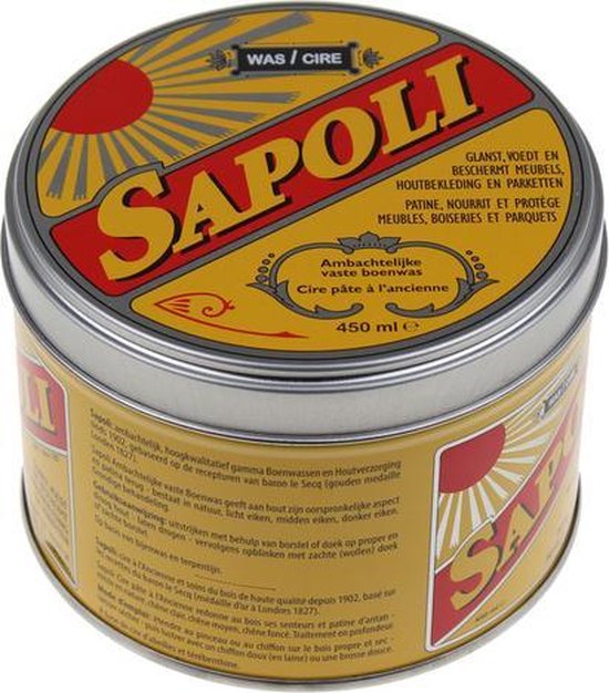 SAPOLI - SAPOLI VASTE BOENWAS LICHT EIKEN - SA38115 | bol.com