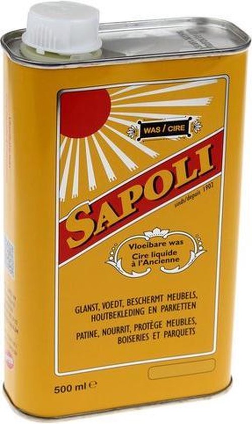 SAPOLI WAX - LIQUID - 500 ML - ERES 38205 - Pour surfaces en bois
