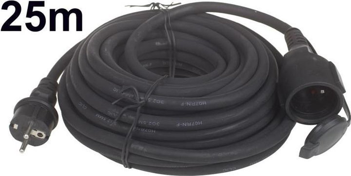 UNIVERSEEL - NEOP. VERLENGSNOER 25MTR 3X2.5MM - NS25