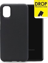 Samsung Galaxy A51 Hoesje - My Style - Tough Serie - Hard Kunststof Backcover - Zwart - Hoesje Geschikt Voor Samsung Galaxy A51