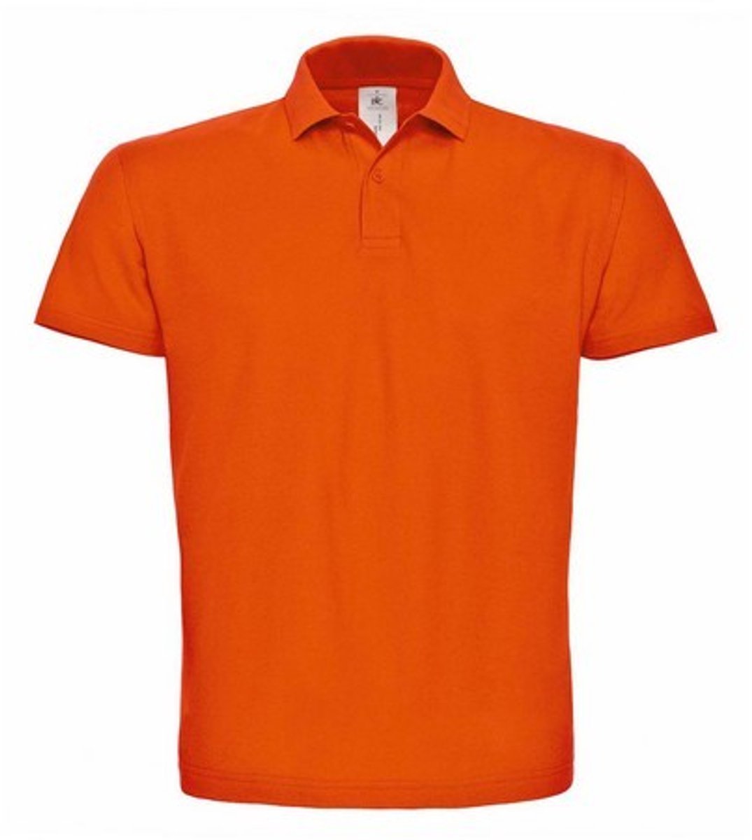 B&C ID.001 Unisex Volwassenen Poloshirt met korte mouwen (Oranje)