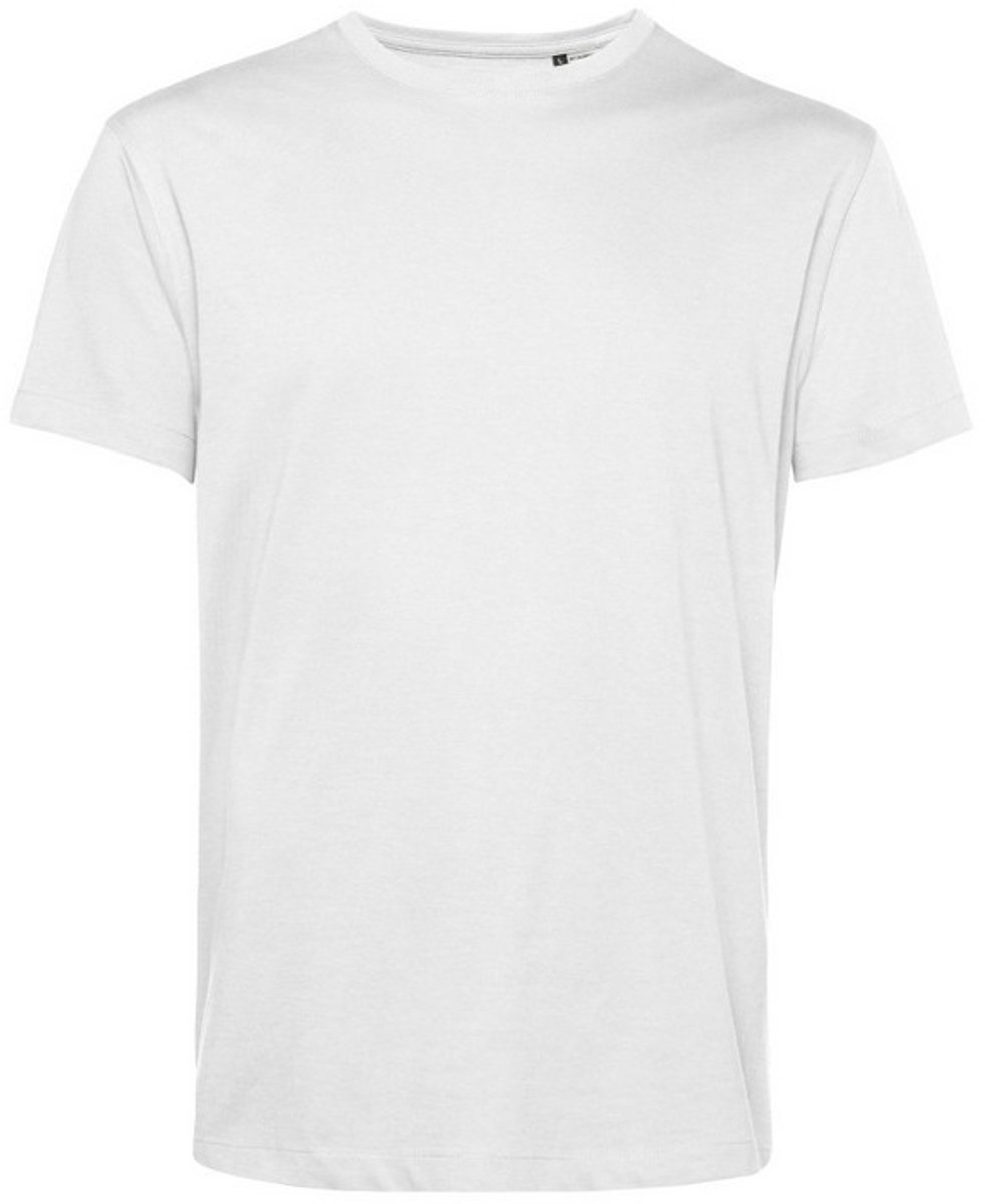 B&C Heren Organisch E150 T-Shirt (Wit)