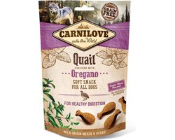 Carnilove Soft Snack Kwartel - Graanvrije Zachte Hondensnack 200g - Met Oregano, Halfnatte Snack