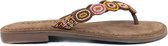 Lazamani Slippers taupe - Maat 39