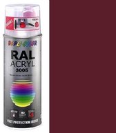 Motip Dupli-Color Spuitbus Acryl Hoogglans - RAL 3005 Wijnrood