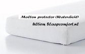 Hoeslaken 60x120 molton protector white