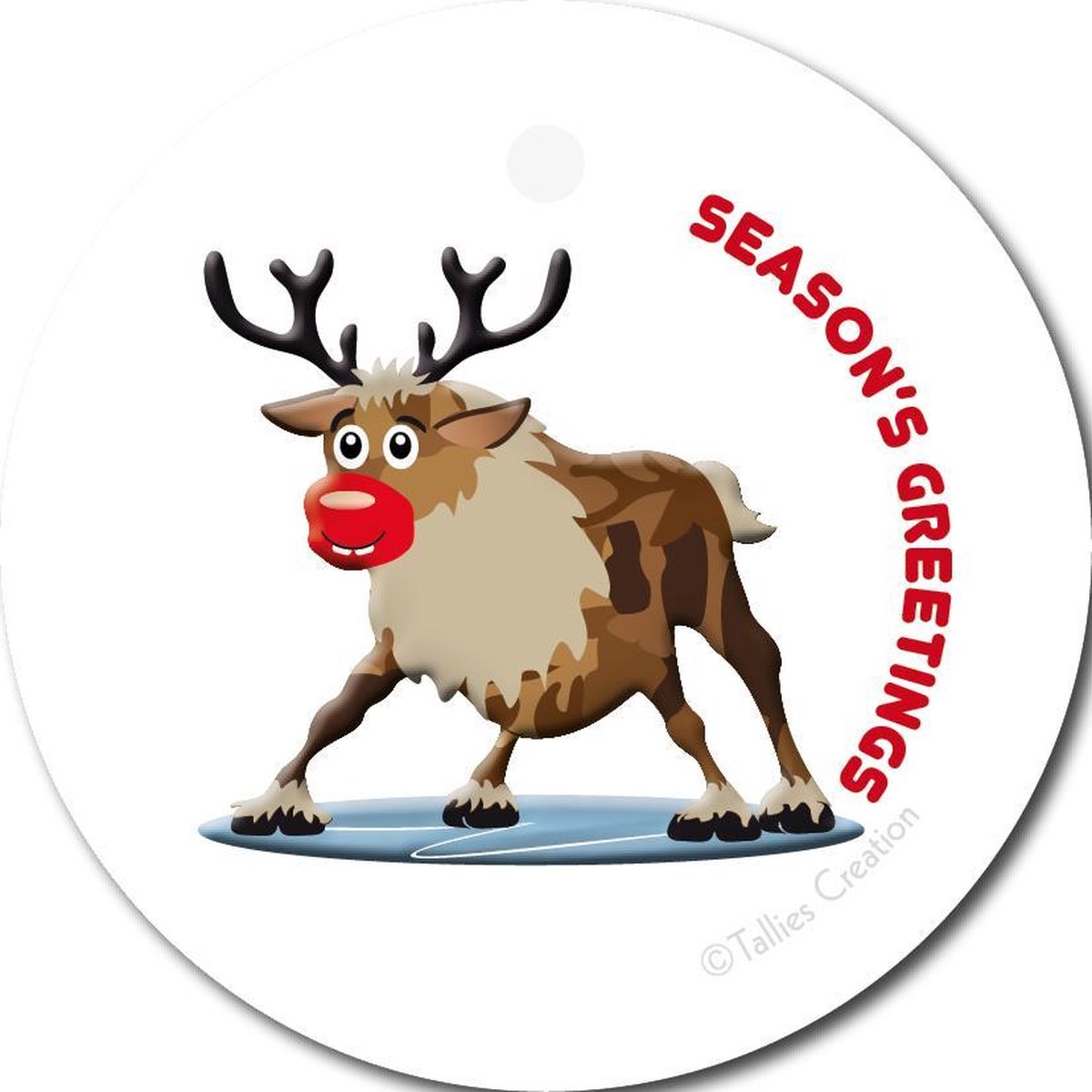Tallies Cards - kadokaartjes - bloemenkaartjes - Kerst Seasons Greetings - Primo - set van 5 kaarten - kerst - kerstfeest - kerstmis - kerstgroet - feestdagen - 100% Duurzaam