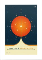 Deep Space Atomic Clock Orange, NASA/JPL - Foto op Forex - 50 x 70 cm (B2)
