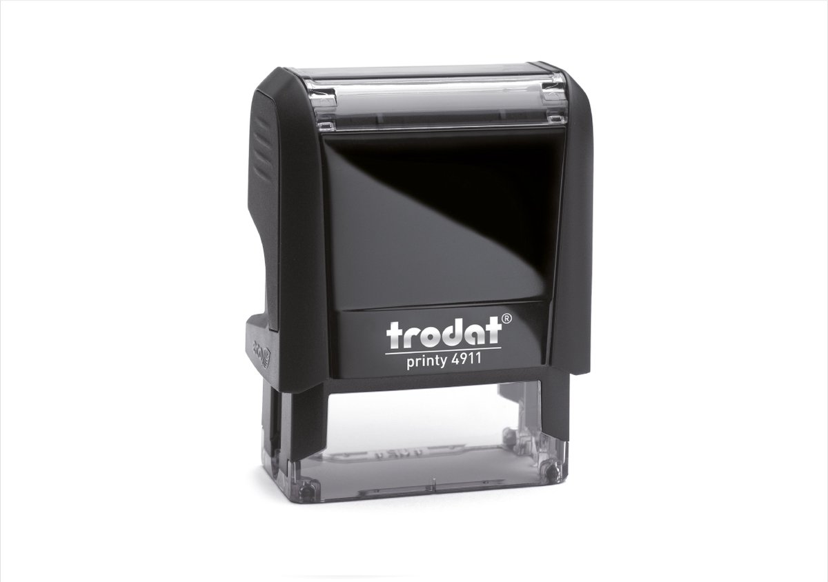 Tekststempelmachine 4911 'Printy 4.0', ecologisch zwart