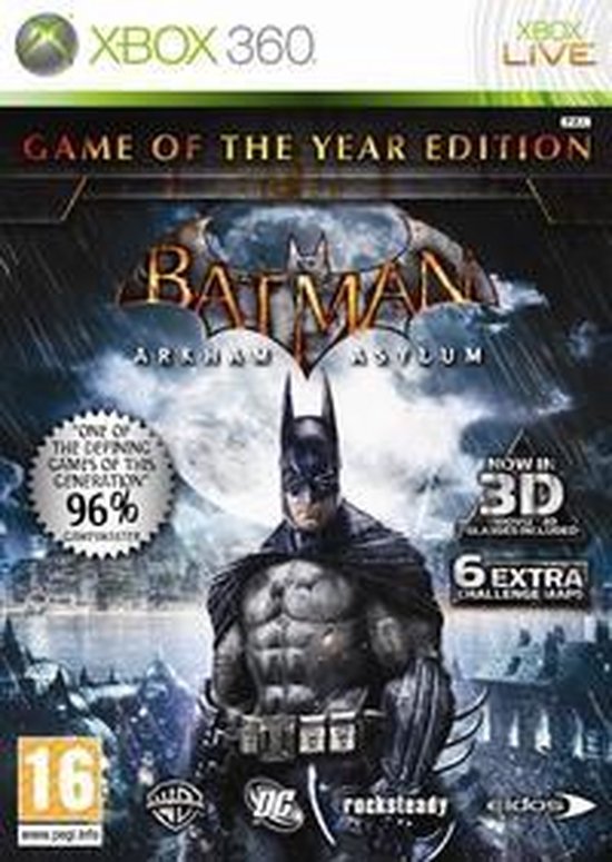 Batman Arkham Asylum(Game Of The Year Edition) XBOX 360 - Xbox