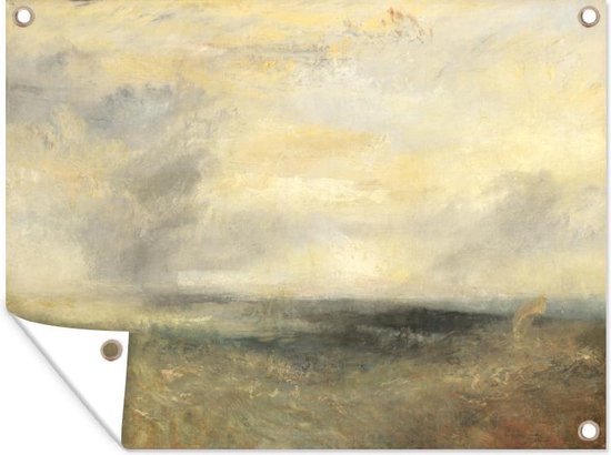 Tuinposter - Tuindoek - Tuinposters buiten - Margate Form the Sea - Schilderij van Joseph Mallard William Turner - 120x90 cm - Tuin