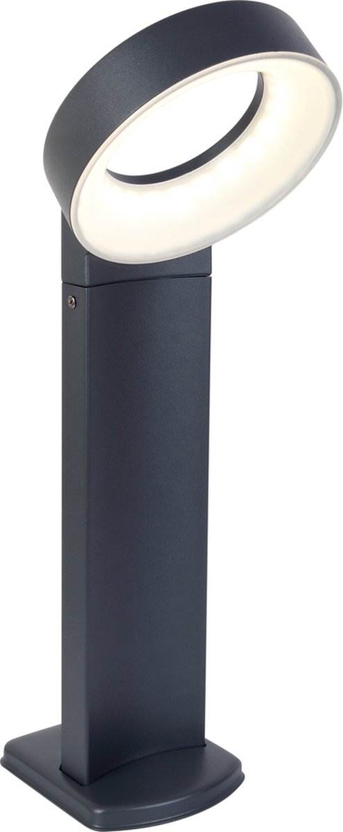 LUTEC Meridian - Staande aluminium buitenlamp - Tuinverlichting - LED - Donkergrijs