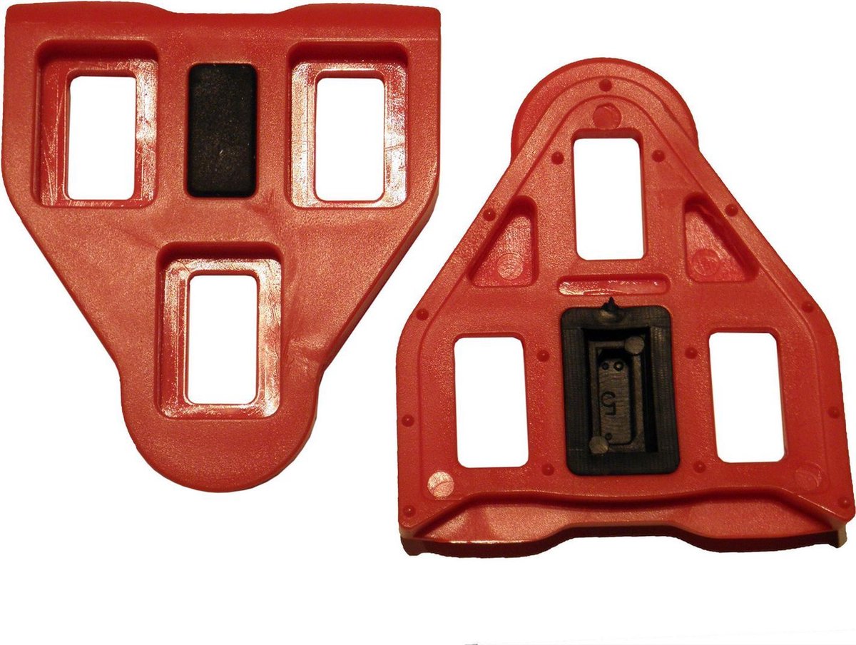 Vwp Look Schoenplaatjes Race - Rood Per Set