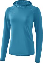 Erima Longsleeve met Capuchon Dames Oriental Blue Maat 34