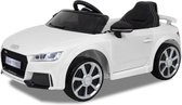 Audi TT RS Elektrische Kinderauto – 12V – 35cm Zit Hoogte – 1-6 Jaar – Afstandsbediening – Extra Functies – Wit
