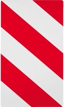 Rood witte markering vrachtwagen - retroreflecterende folie Type B1 - 282 x 564 mm