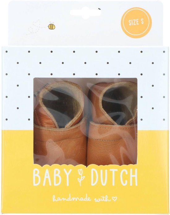 Babyslofje - Effen - Baby Dutch - Cognac - Schoentje