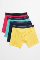 WE Fashion Heren boxershorts, 4-pack