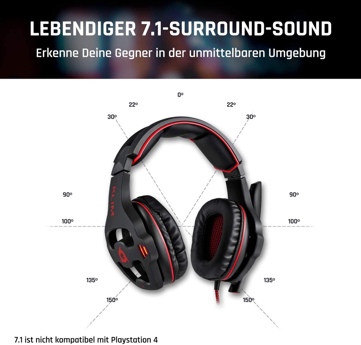 headset ps4 draadloos ZINAPS¬Æ Mantis Gaming Headset USB Headset