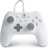 Bol.com PowerA Bedrade Nintendo Switch Controller – Wit aanbieding