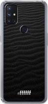 6F hoesje - geschikt voor OnePlus Nord N10 5G -  Transparant TPU Case - Black Beach #ffffff