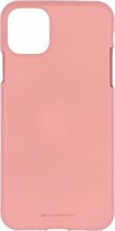 Hoesje geschikt voor iPhone 11 Pro - Soft Feeling Case - Back Cover - Roze