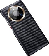 Voor Huawei Mate 40 koolstofvezel lederen textuur Kevlar anti-fall telefoon beschermhoes (zwart)