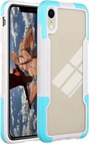 TPU + pc + acryl 3 in 1 schokbestendige beschermhoes voor iPhone XR (hemelsblauw)