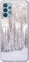 6F hoesje - geschikt voor Samsung Galaxy A32 4G -  Transparant TPU Case - Snowy #ffffff