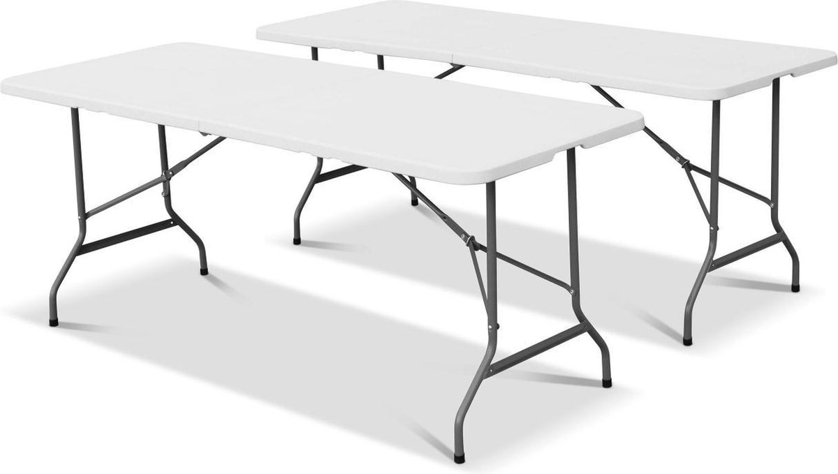 sweeek - 2x klaptafels, 180x70cm