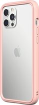 Apple iPhone 12 Pro Max Hoesje - Rhinoshield - CrashGuard NX Serie - Hard Kunststof Bumper - Blush Pink - Hoesje Geschikt Voor Apple iPhone 12 Pro Max